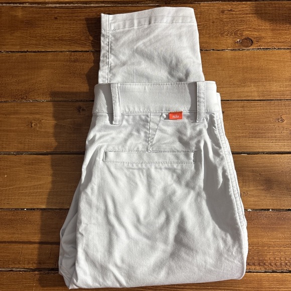 Nike Golf Pants Men's 30x32 (*30x30) Ivory Cream Dri Fit Chino Stretch Light - Picture 1 of 10